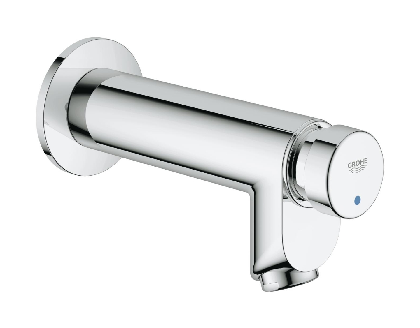 Grohe Euroeco grifo de lavabo a pared pulsador StarLight Chrome 36266000