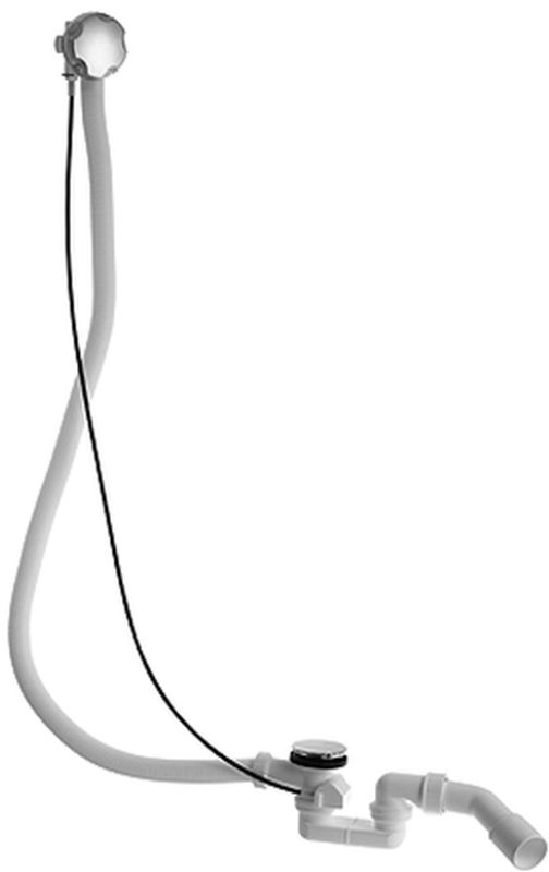 Duravit D-Code sifón para bañera cromo 790227000001000