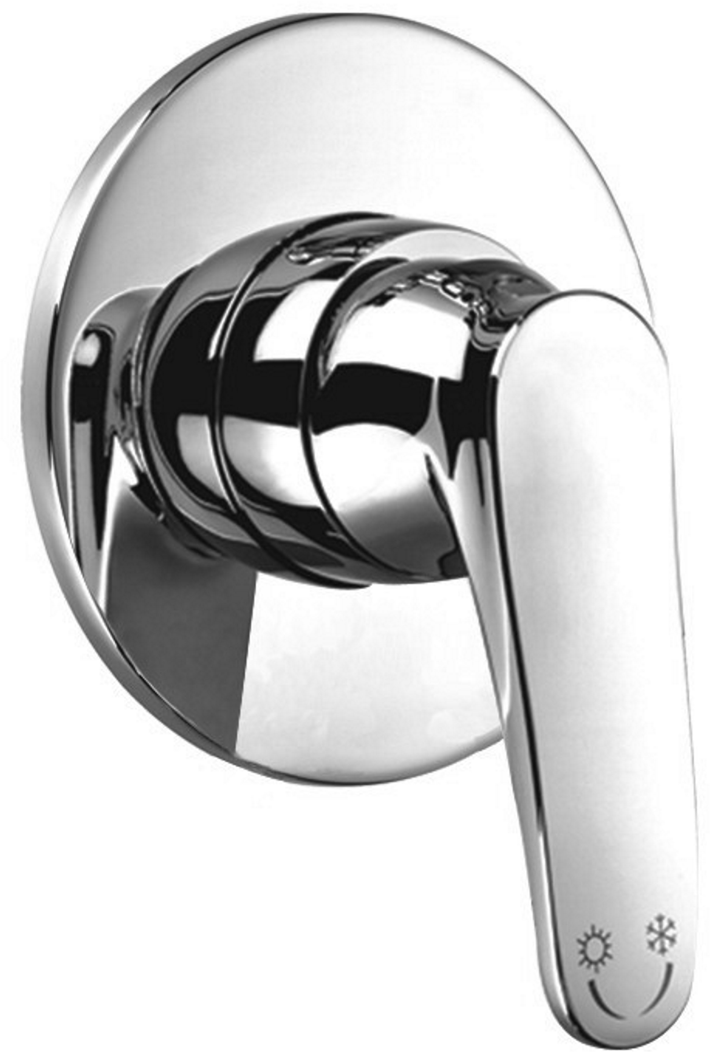 Omnires Art Deco grifo para ducha empotrado cromo AD5145CR