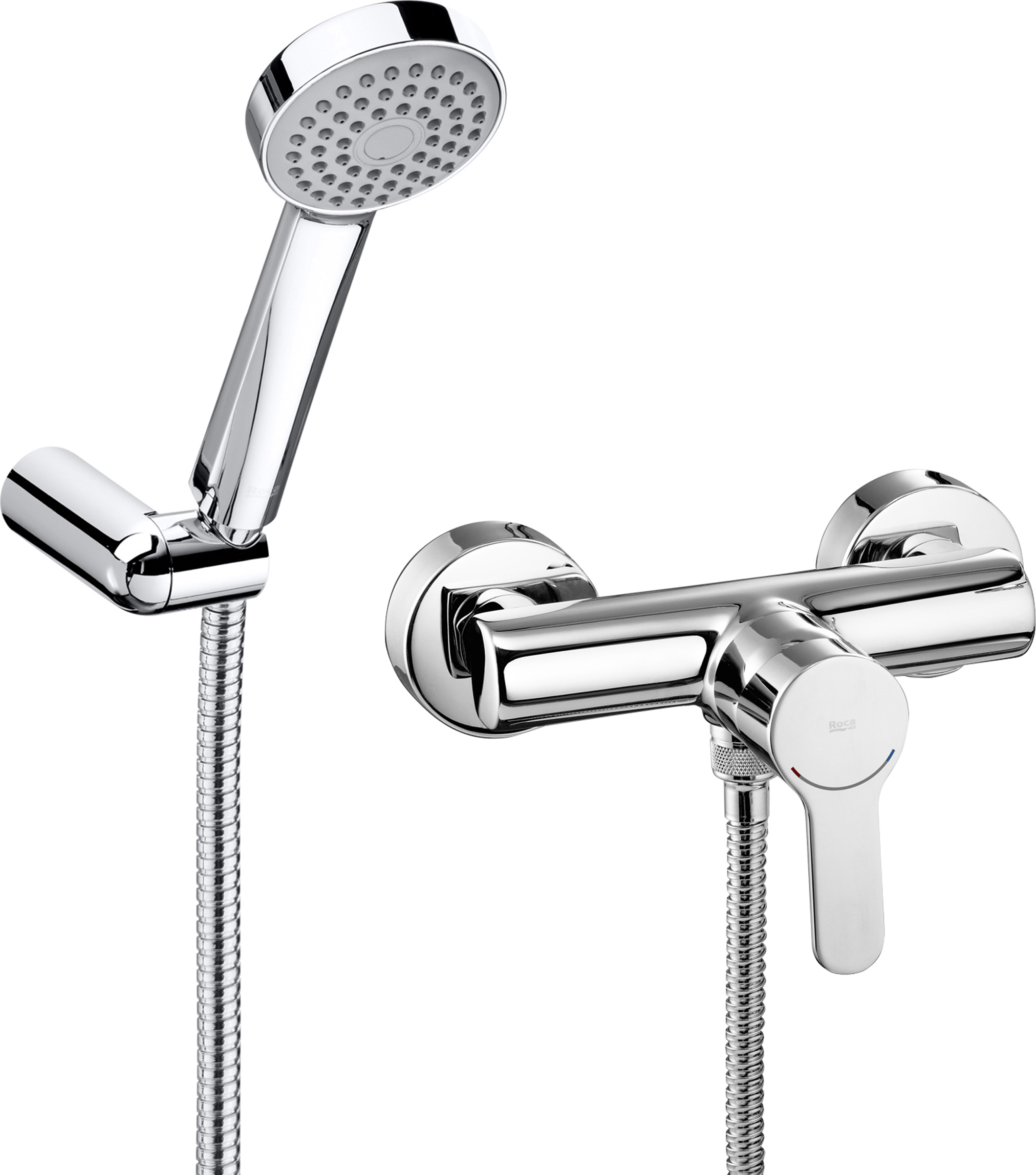 Roca L-20 grifo para ducha a pared cromo A5A2009C02