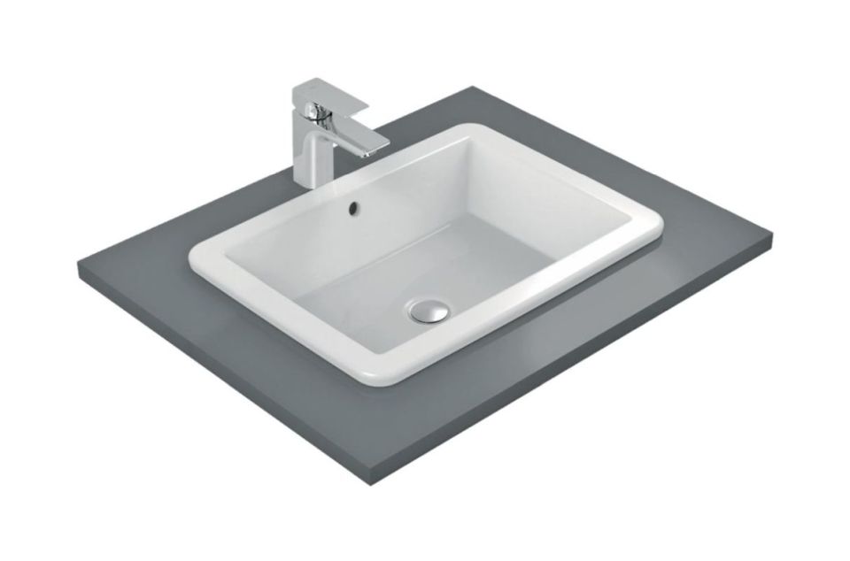 Ideal Standard Strada lavabo 60x44 cm rectangular empotrado blanco brillante K078001