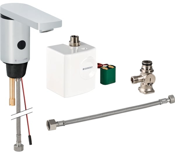 Geberit 186 grifo para lavabo de pie electrónico cromo 116.366.21.1