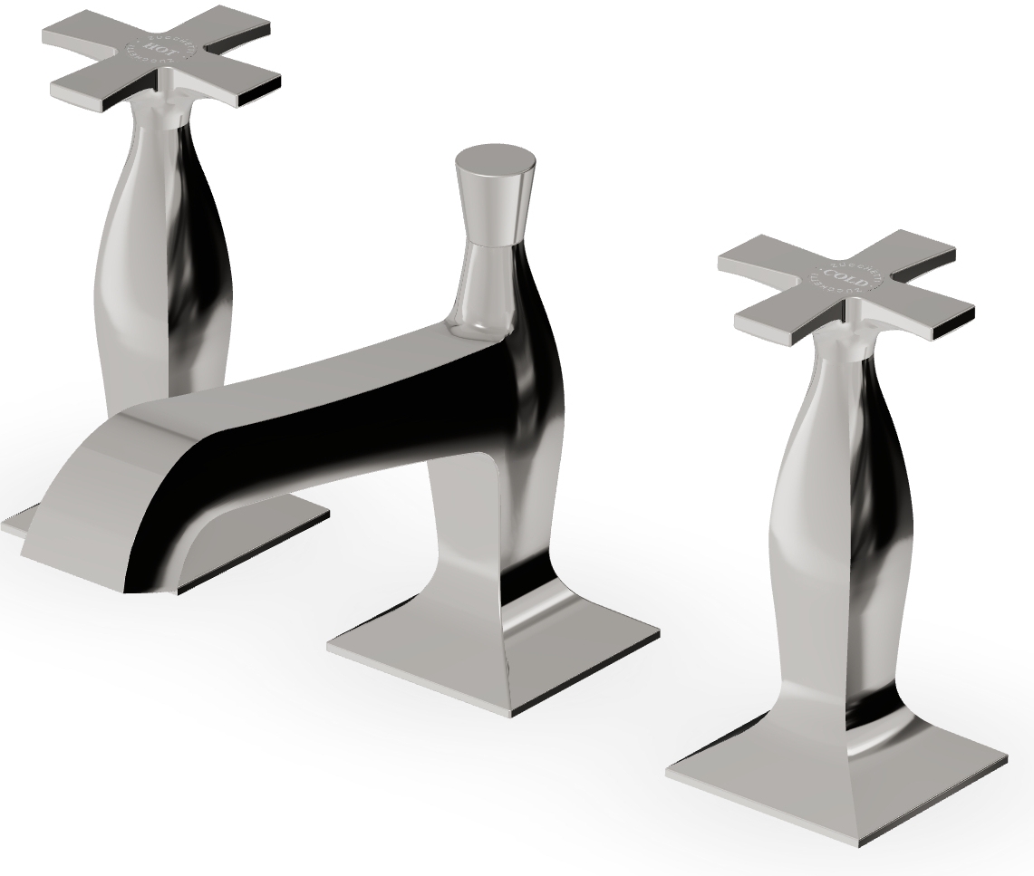 Zucchetti Bellagio grifo para lavabo de pie níquel ZB1425.C8