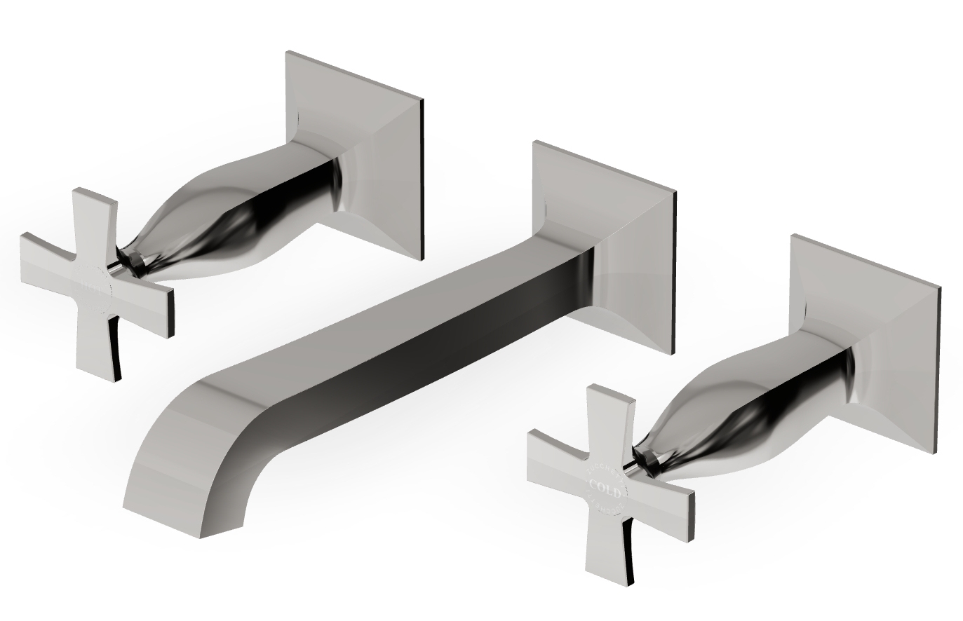 Zucchetti Bellagio grifo para lavabo empotrado níquel ZB1699.C8