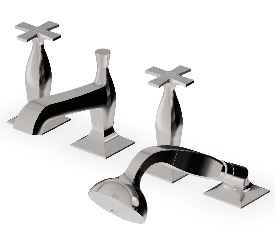 Zucchetti Bellagio grifo de bañera y ducha en bañera || ZB1441.C8