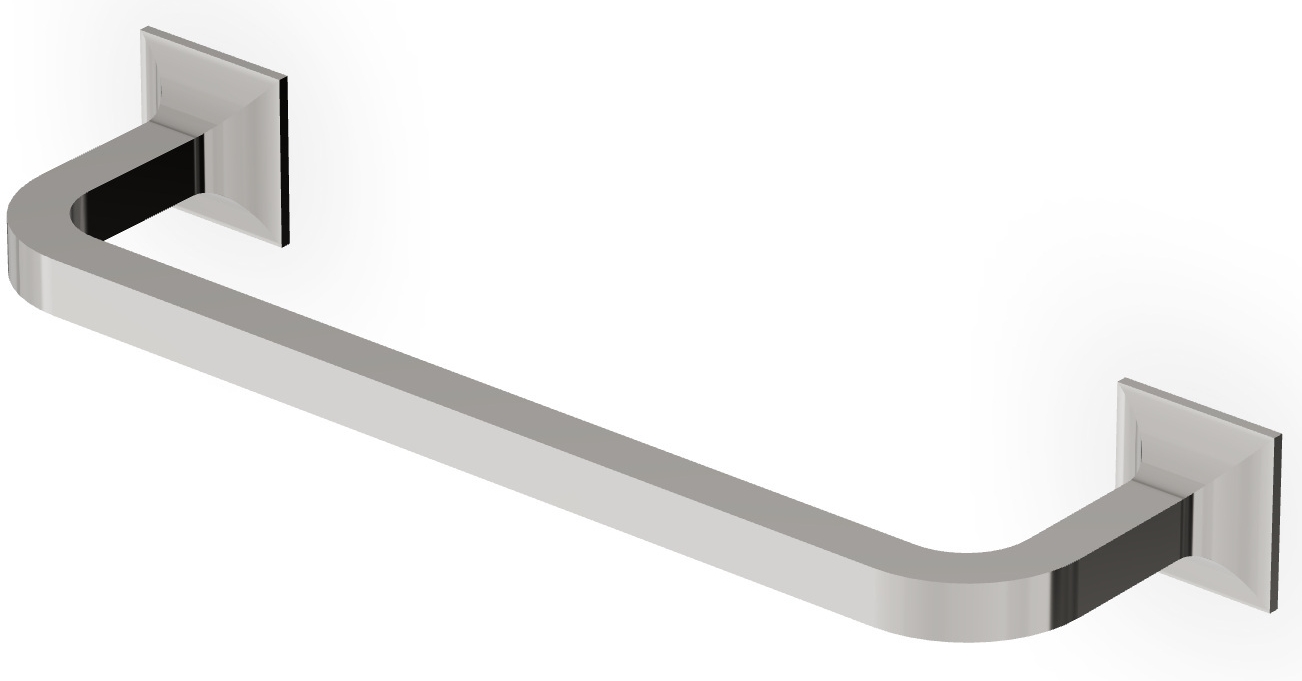 Zucchetti Bellagio toallero níquel ZAC520.C8