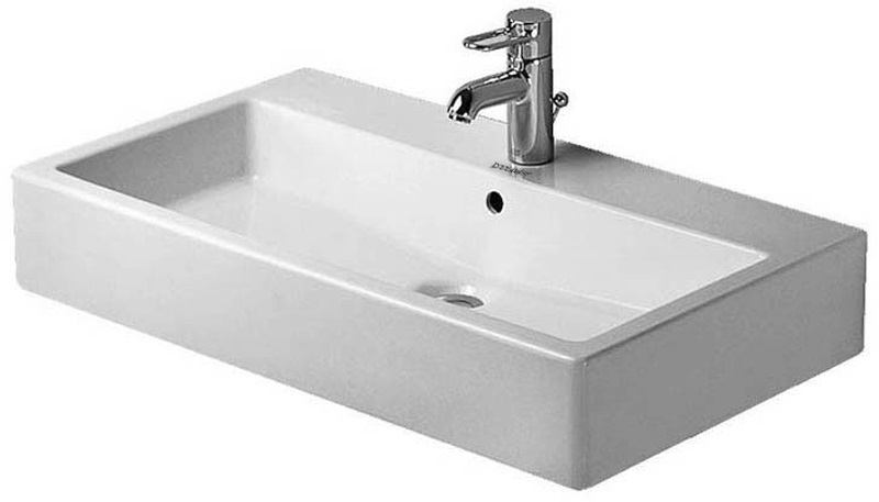 Duravit Vero lavabo 70x47 cm rectangular clásico-para mueble blanco 0454700027