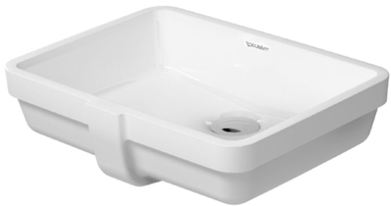 Duravit Vero lavabo 43x31.5 cm rectangular bajo encimera blanco 0330430000