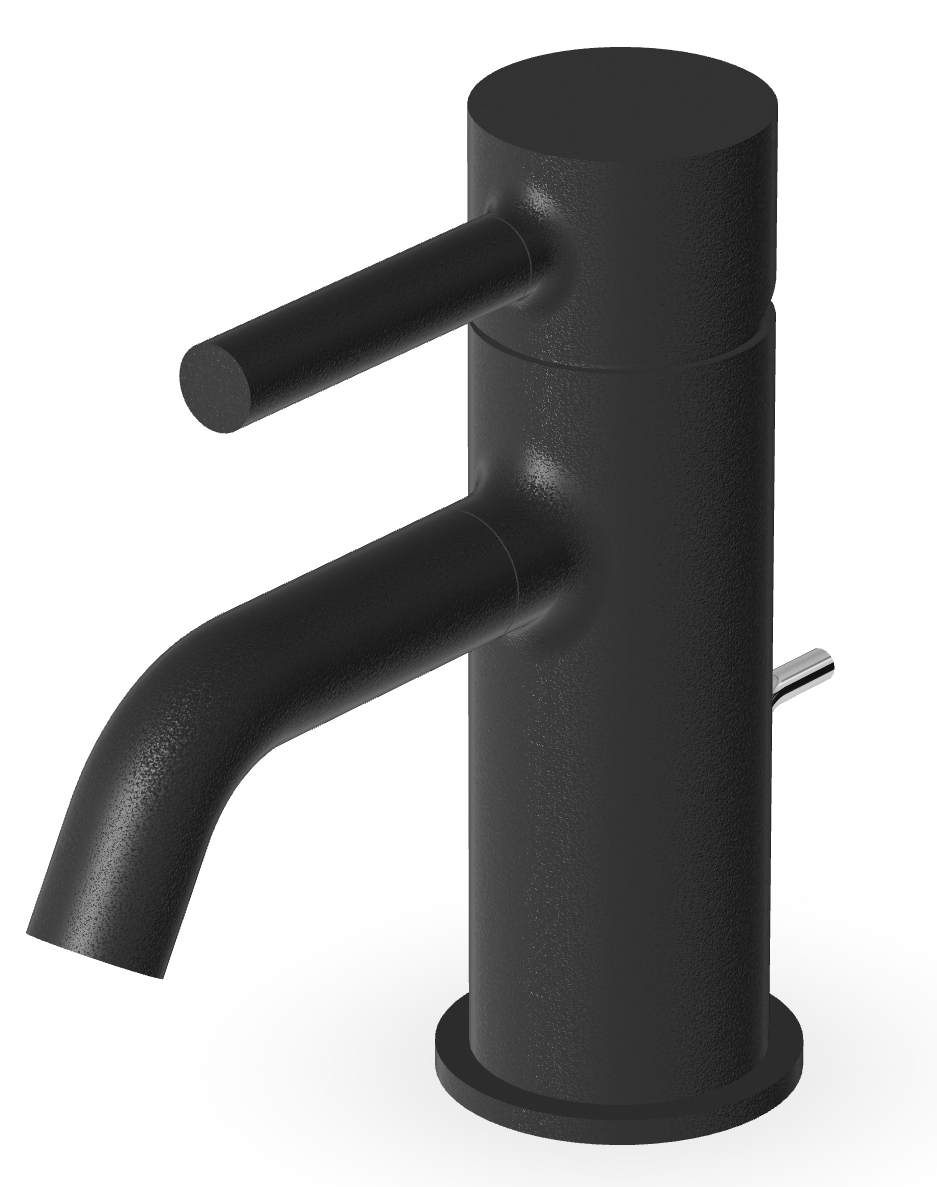 Zucchetti Pan grifo para lavabo de pie negro ZP6211.N1