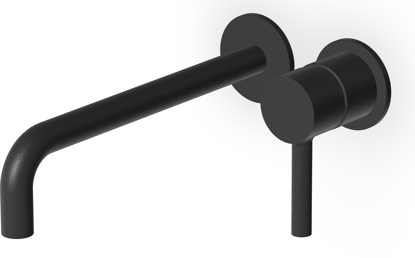 Zucchetti Pan grifo para lavabo empotrado negro ZP6123.N1