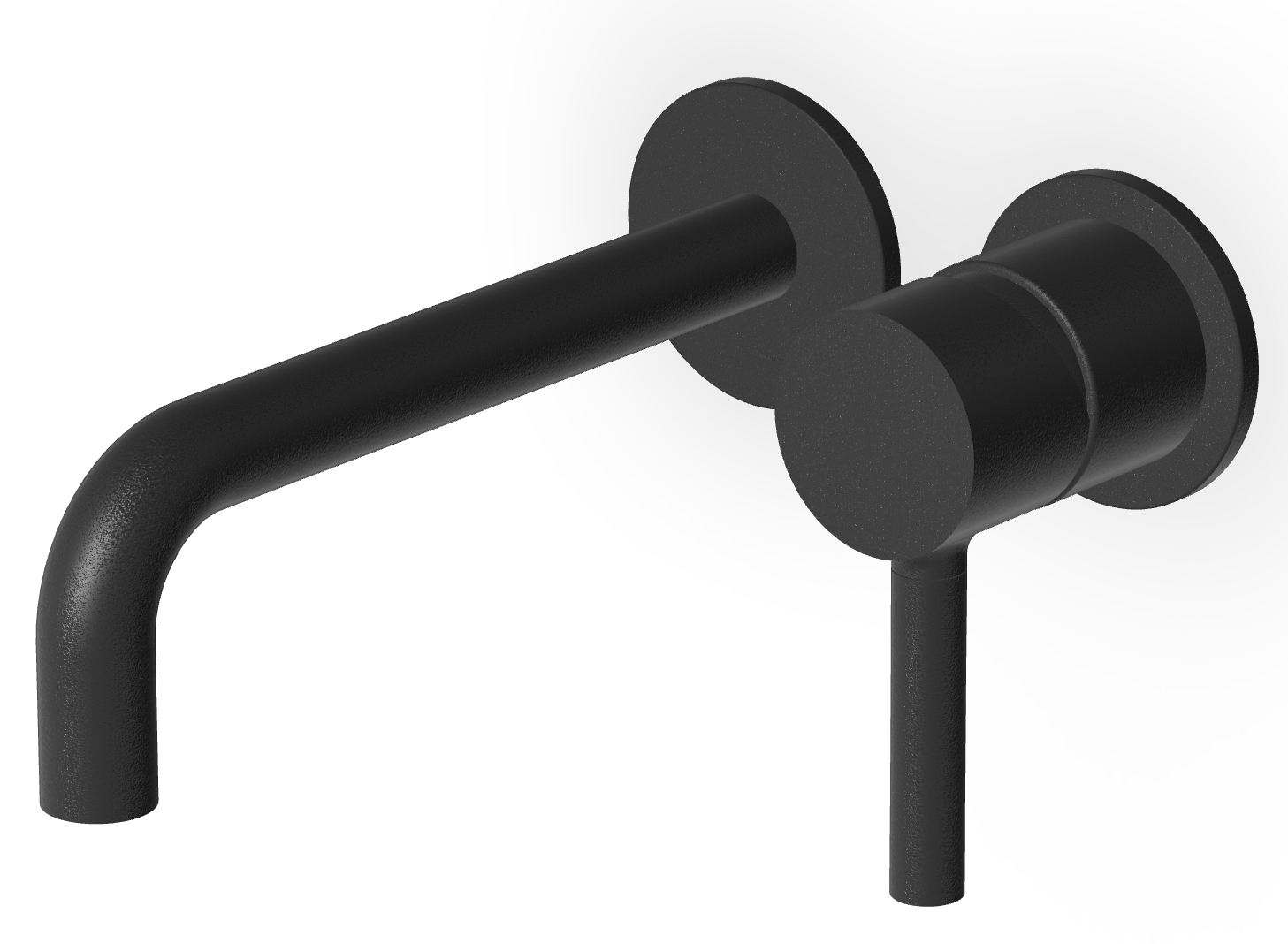 Zucchetti Pan grifo para lavabo empotrado negro ZP6030.N1