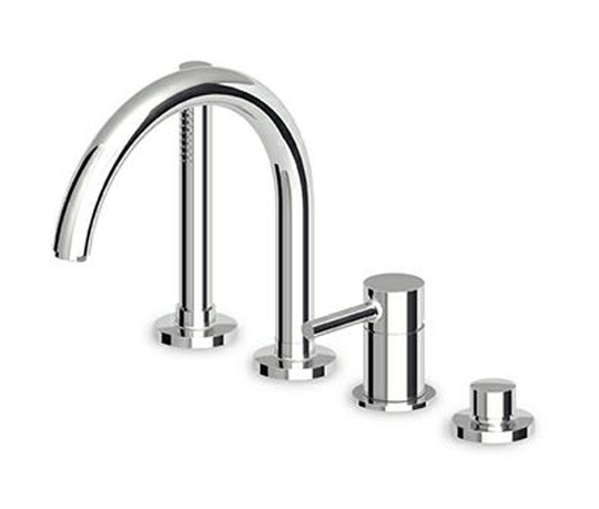 Zucchetti Pan grifo de bañera y ducha en bañera negro ZP6502.N1