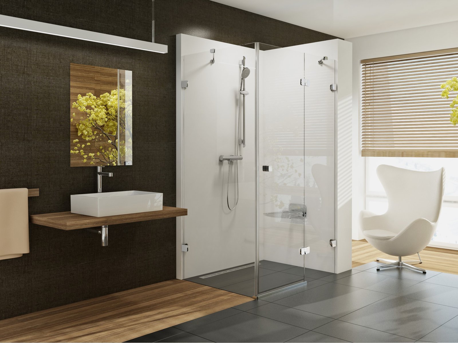 Ravak Brillant cabina de ducha 80x80 cm cuadrada cromo brillo/vidrio transparente 0UP44A00Z1