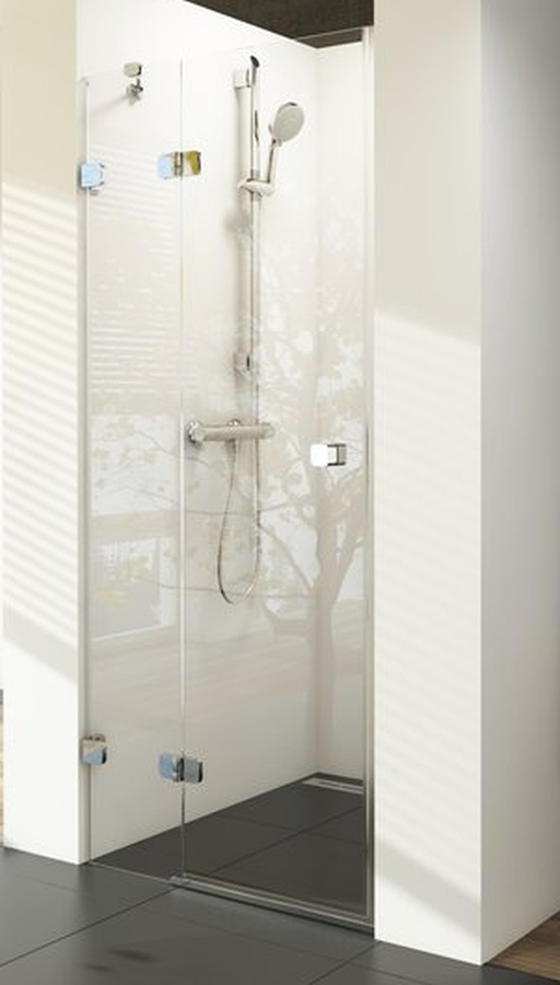 Ravak Brillant puerta de ducha 80 cm oscilante cromo brillante/vidrio transparente 0UL4AA00Z1