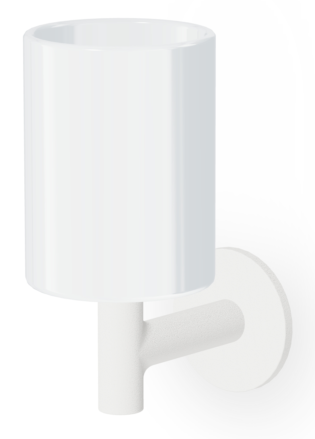 Zucchetti Pan recipiente para cepillos de dientes blanco ZAC613.W1