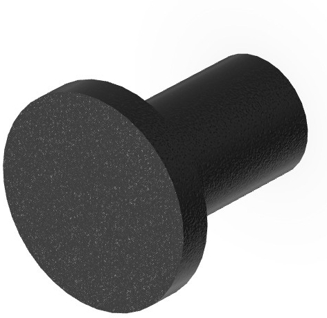 Zucchetti Pan toallero negro ZAC650.N1