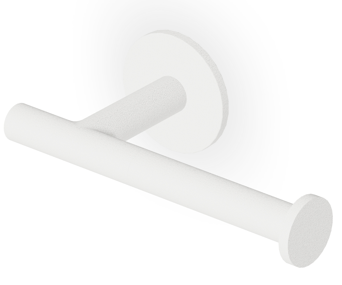 Zucchetti Pan portarrollos de papel higiénico blanco ZAC630.W1