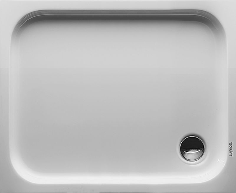 Duravit D-Code plato de ducha rectangular 100x80 cm blanco 720106000000000