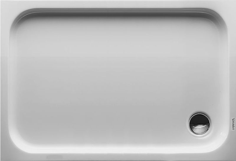 Duravit D-Code plato de ducha rectangular 120x80 cm blanco 720113000000001