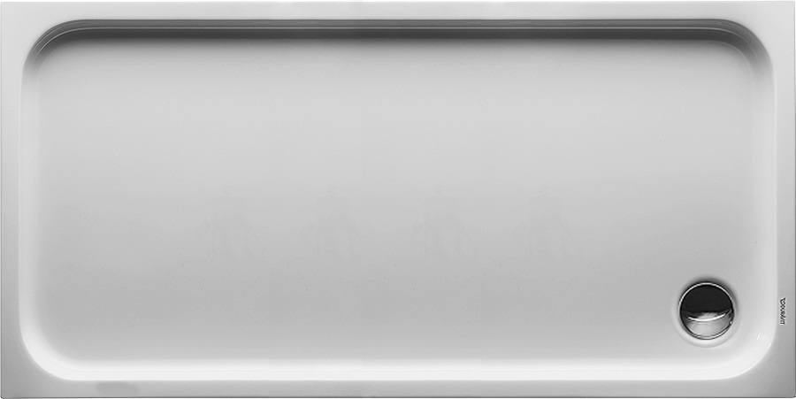 Duravit D-Code plato de ducha rectangular 150x75 cm blanco 720099000000001