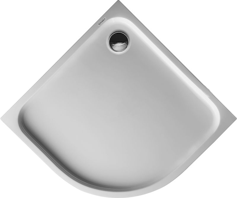 Duravit D-Code plato de ducha semicircular 90x90 cm blanco 720108000000001
