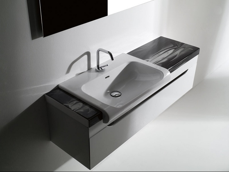 Kerasan Inka project armario 118x37x30 cm suspendido, para lavabo blanco 911101