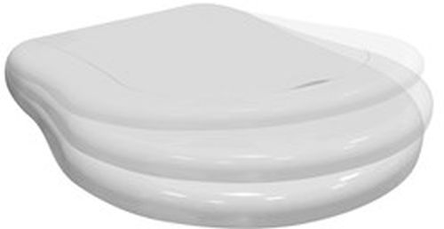 Kerasan Retro tapa de inodoro de cierre suave blanco 108401