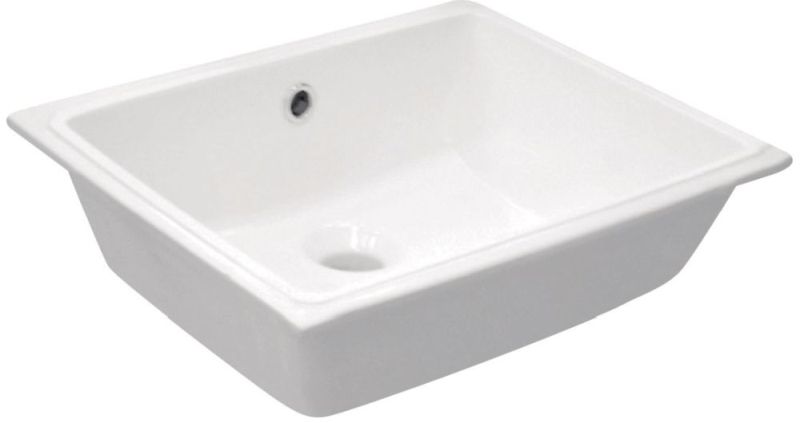 Kerasan Slim lavabo 55x34 cm rectangular bajo encimera blanco 022901