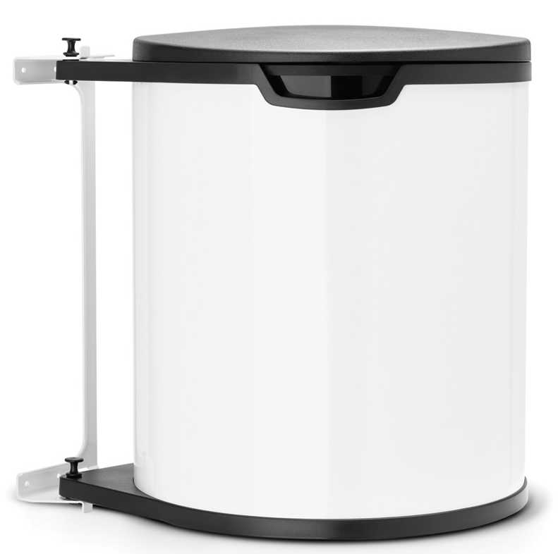 Brabantia De Luxe papelera 15 l blanco-negro 428081