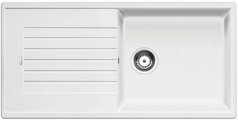 Blanco Zia XL 6 S fregadero de granito 100x50 cm blanco 517571