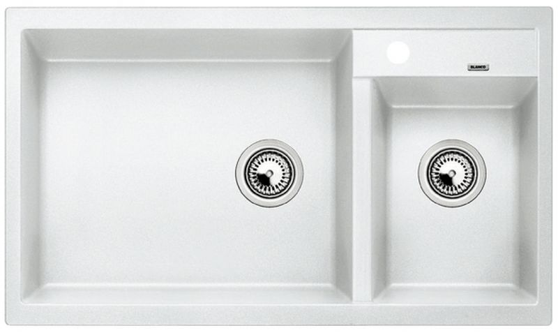 Blanco Metra 9 fregadero de granito 86x50 cm blanco 513269