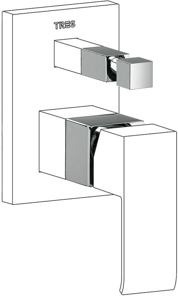 Tres Cuadro-Tres extensión para grifo 1.06.180.10