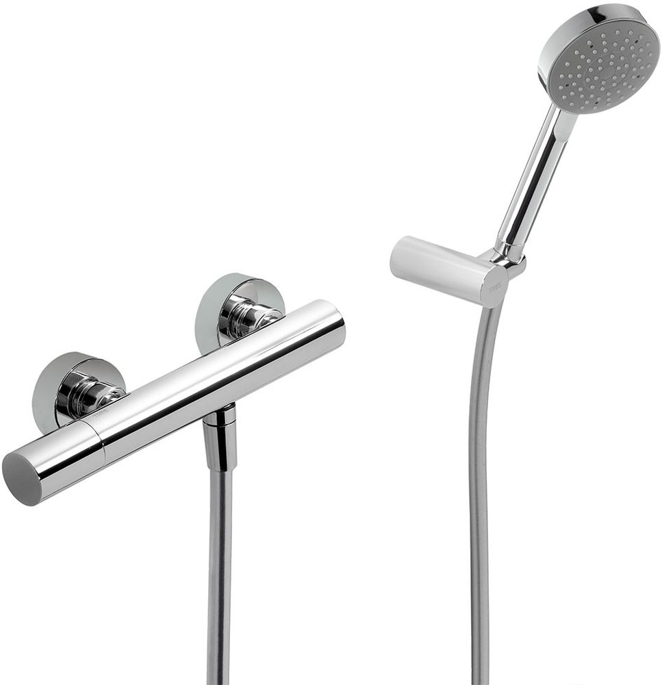 Tres Max-Tres grifo para ducha a pared cromo 061.167.01