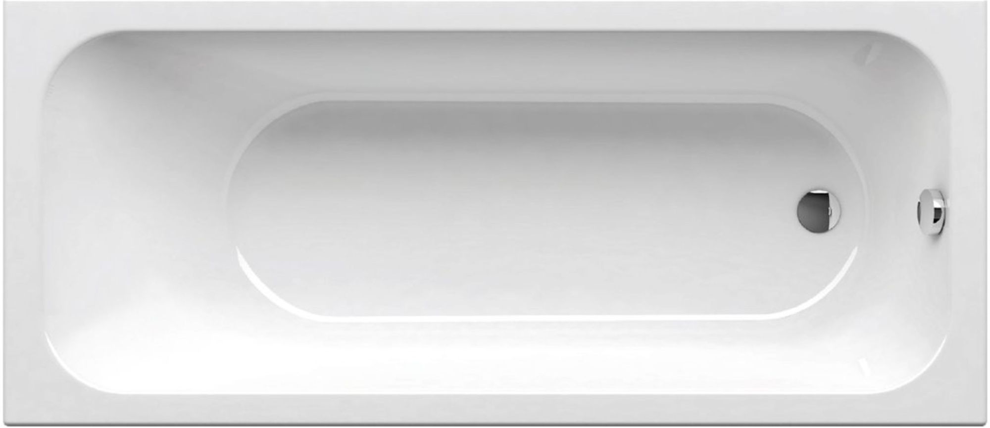 Ravak Chrome bañera rectangular 170x75 cm blanco C741000000