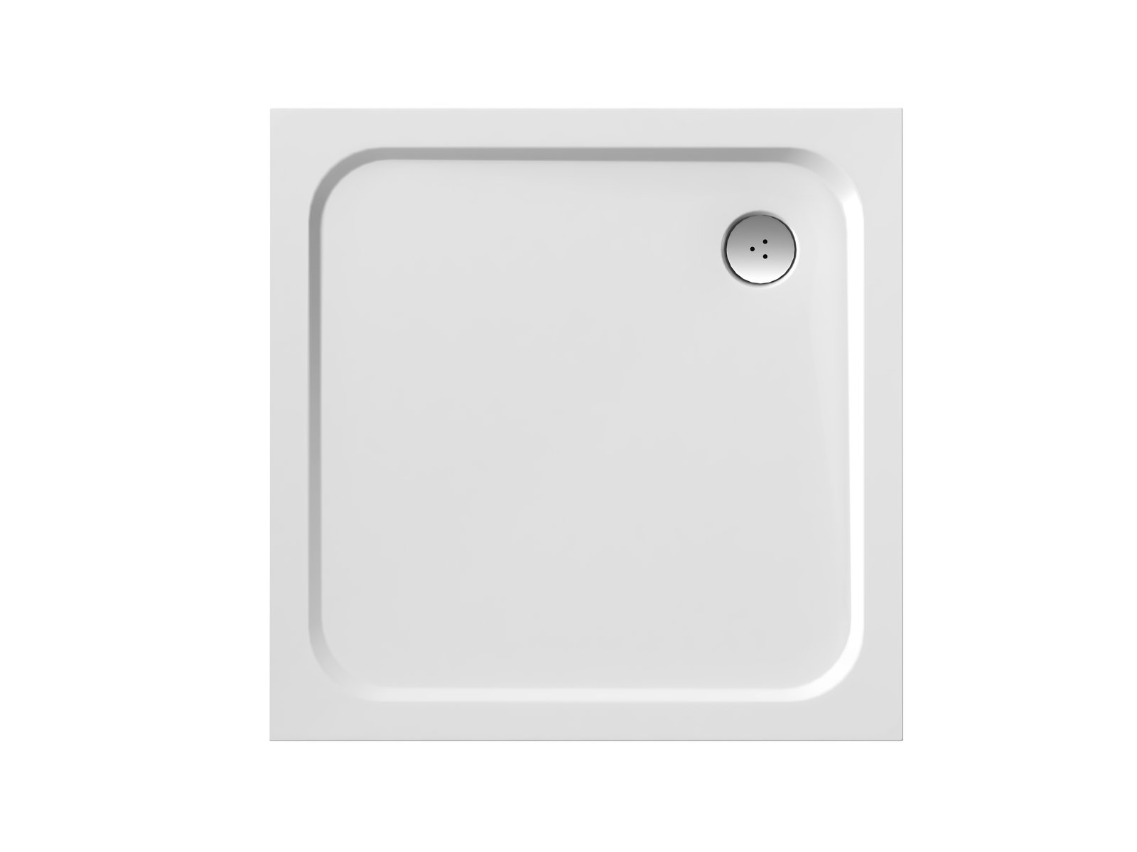 Ravak Perseus Pro plato de ducha cuadrado 80x80 cm blanco XA044401010