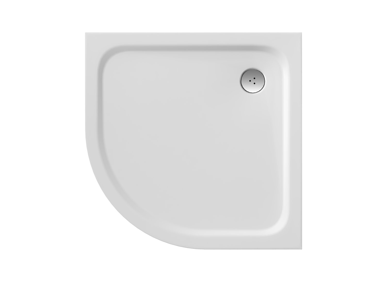 Ravak Elipso Pro plato de ducha semicircular 80x80 cm blanco XA244401010