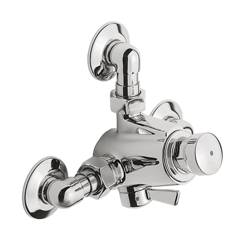 Tres Selection grifo para ducha a pared cromo 1.12.162
