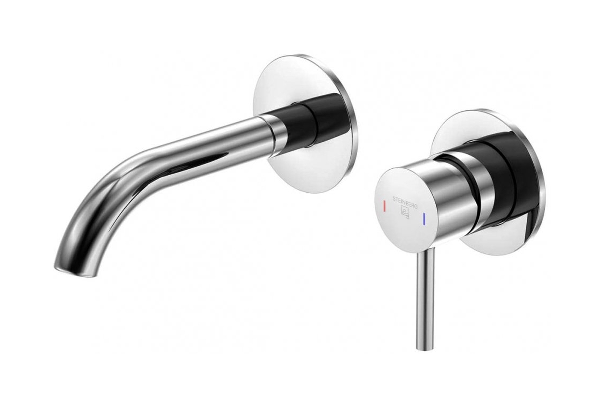 Steinberg 100 grifo para lavabo empotrado cromo 1001801
