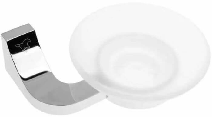 Stella Square jabonera de pared cromo 04.420