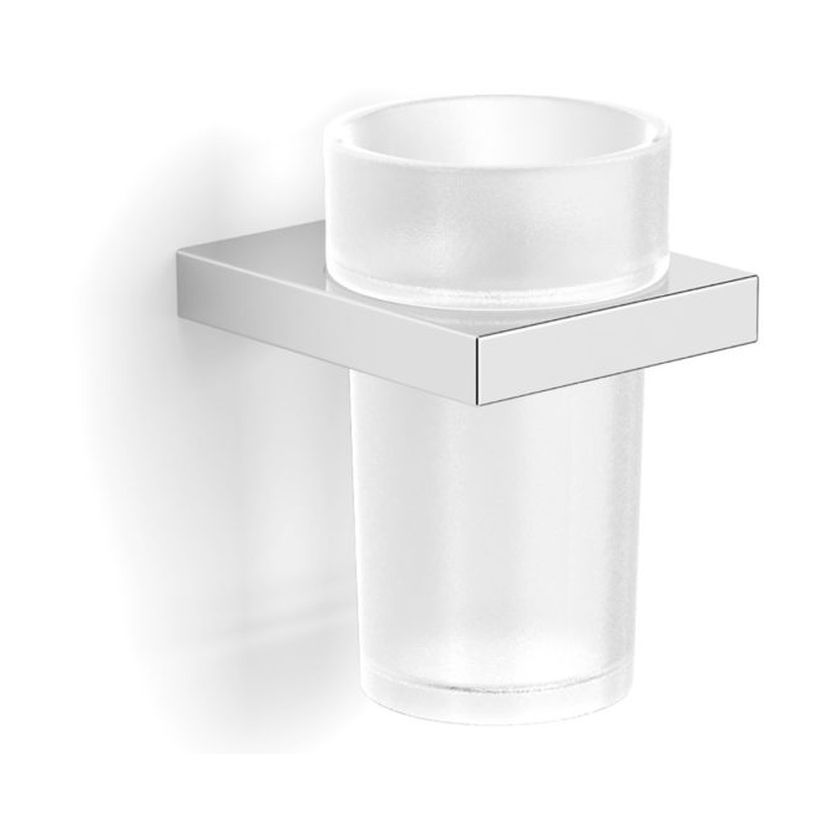 Stella Kobe recipiente para cepillos de dientes blanco-cromo 05.411