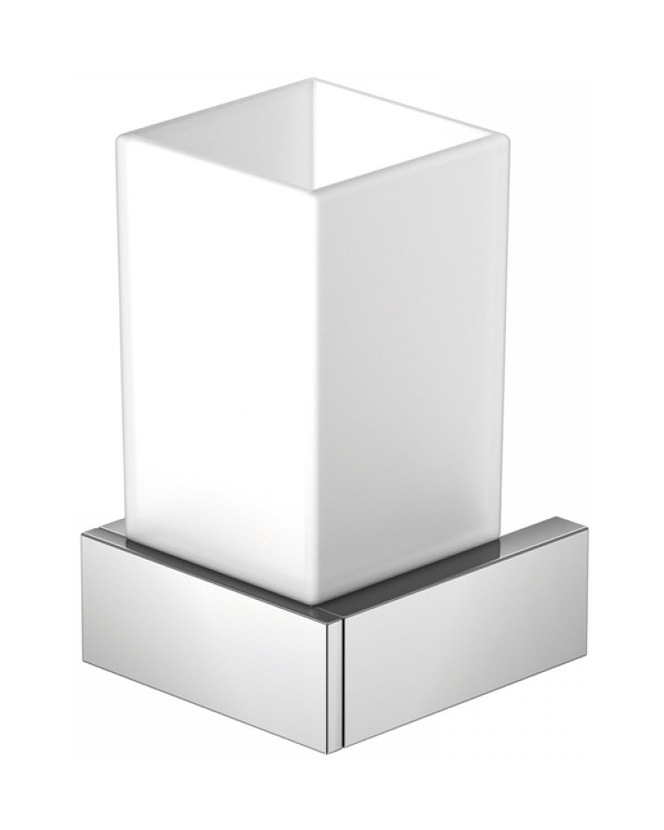 Steinberg 460 recipiente para cepillos de dientes blanco-cromo 4602001