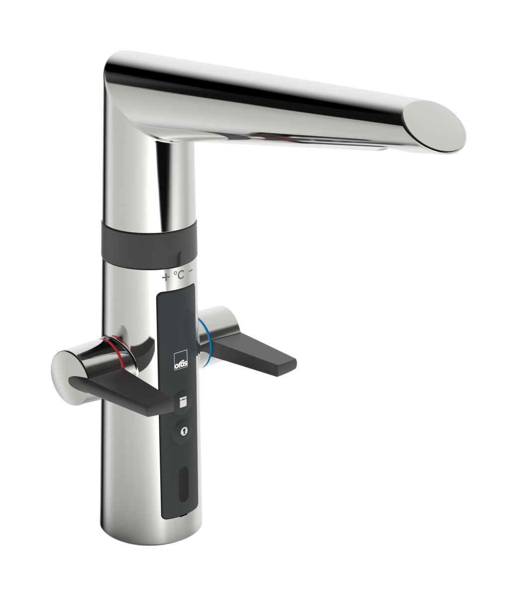 Oras Optima grifo de cocina de pie cromo 2725F