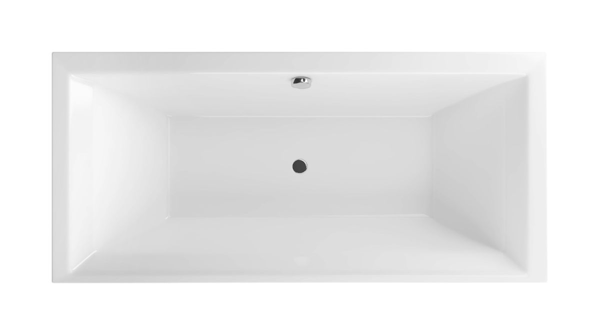 Excellent Crown Grand bañera rectangular 189.5x90 cm blanco WAEX.CRG19WH