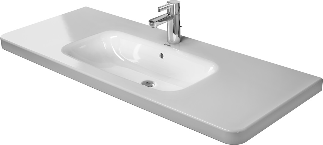 Duravit DuraStyle lavabo 120x48 cm rectangular clásico-para mueble-con encimera blanco 23201200001