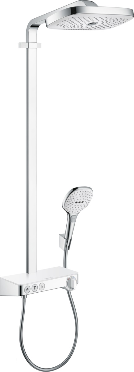 Hansgrohe Raindance conjunto de ducha a pared con termostato cromo-blanco 27127400