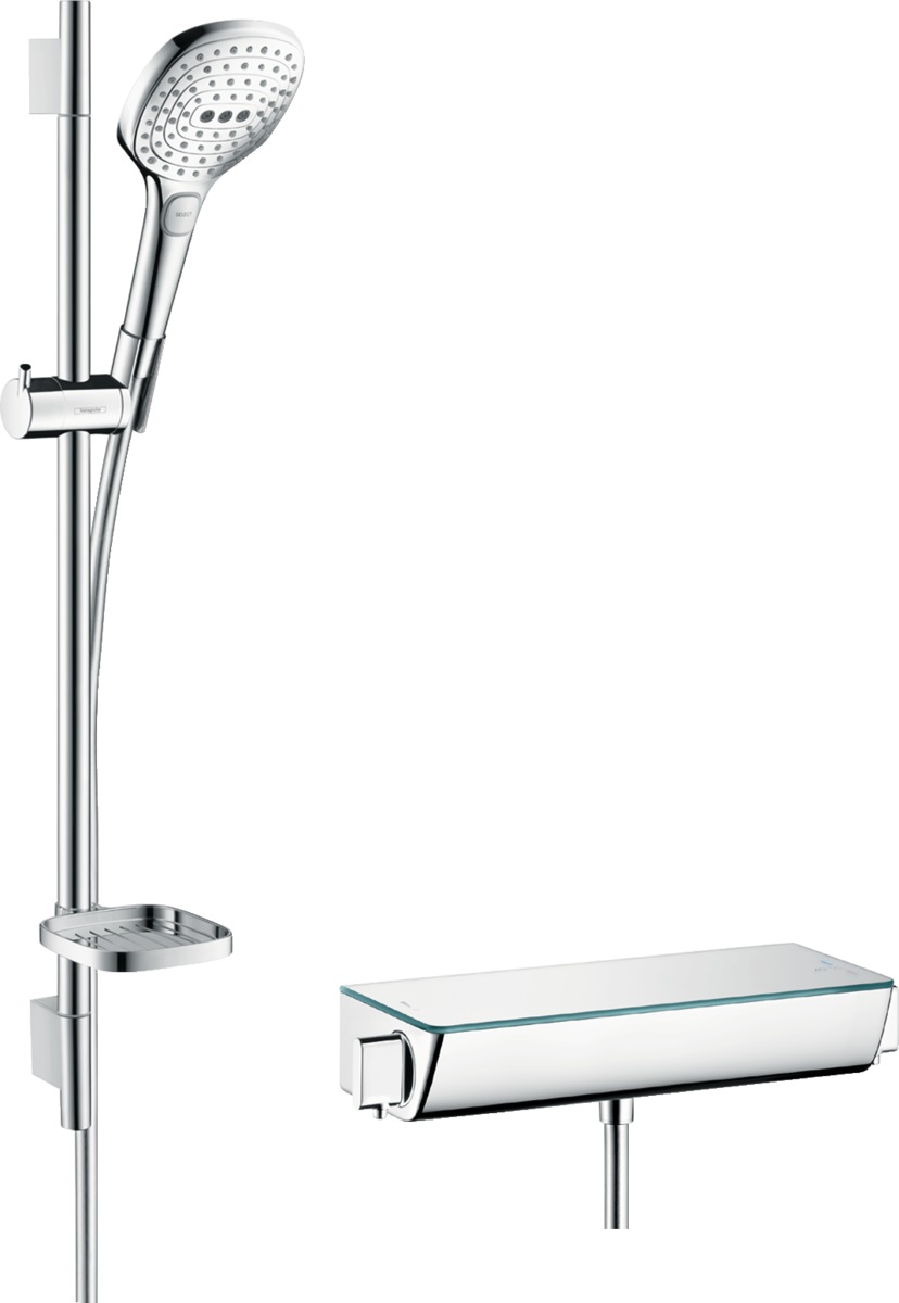 Hansgrohe Ecostat conjunto de ducha a pared con termostato cromo 27038000