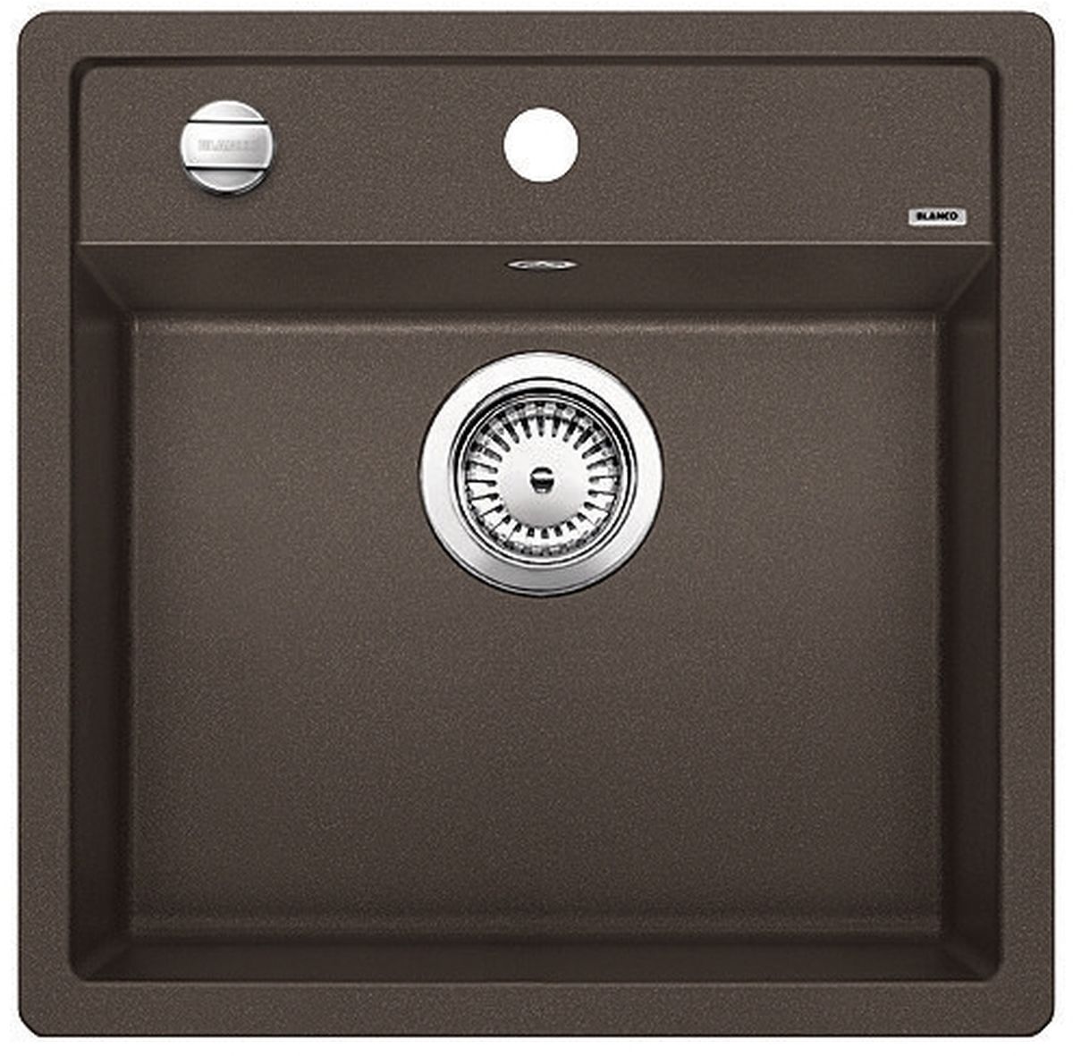 Blanco Dalago 5 fregadero de granito 51.5x51 cm marrón 518529