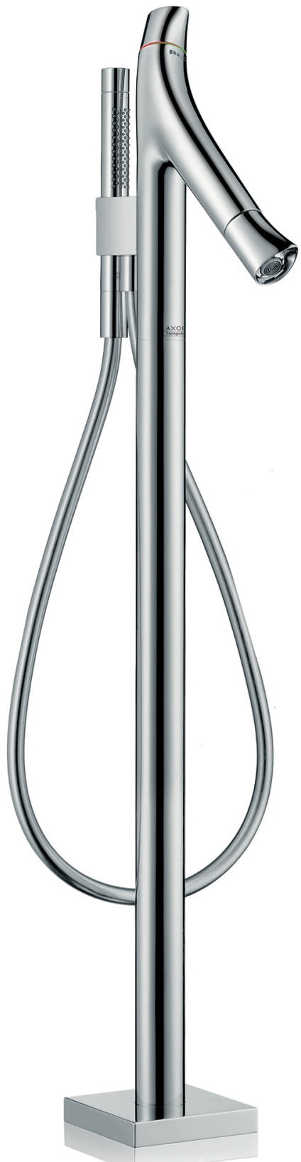Axor Starck Organic grifo de bañera y ducha en suelo con termostato cromo 12016000