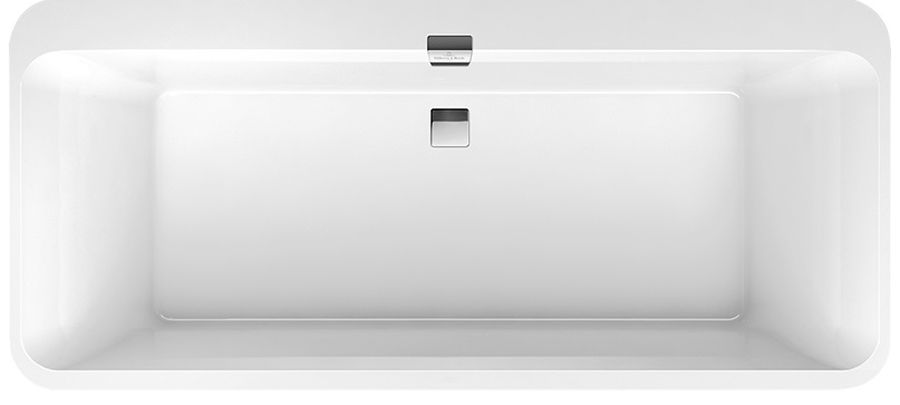 Villeroy & Boch Squaro Edge 12 bañera rectangular 180x80 cm blanco UBQ180SQE7DV-01