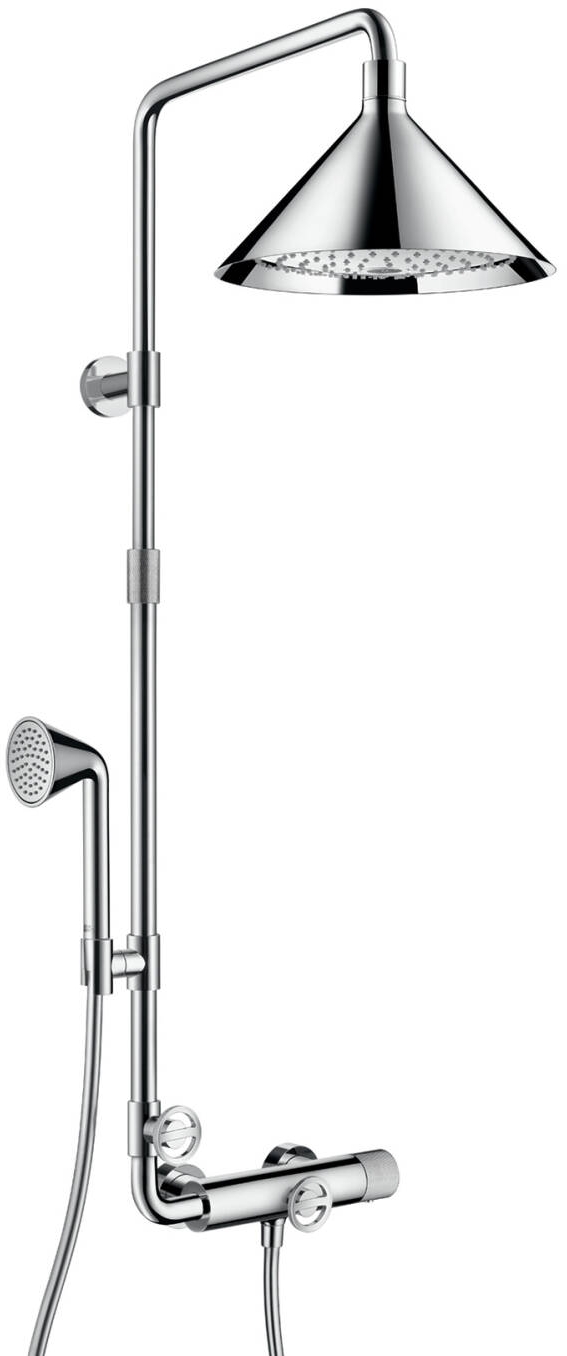 Axor Front conjunto de ducha a pared con termostato cromo 26020000